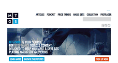Desktop Screenshot of mtgprice.com